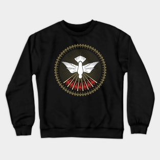 The image of a dove - a symbol of the Holy Spirit of God Crewneck Sweatshirt